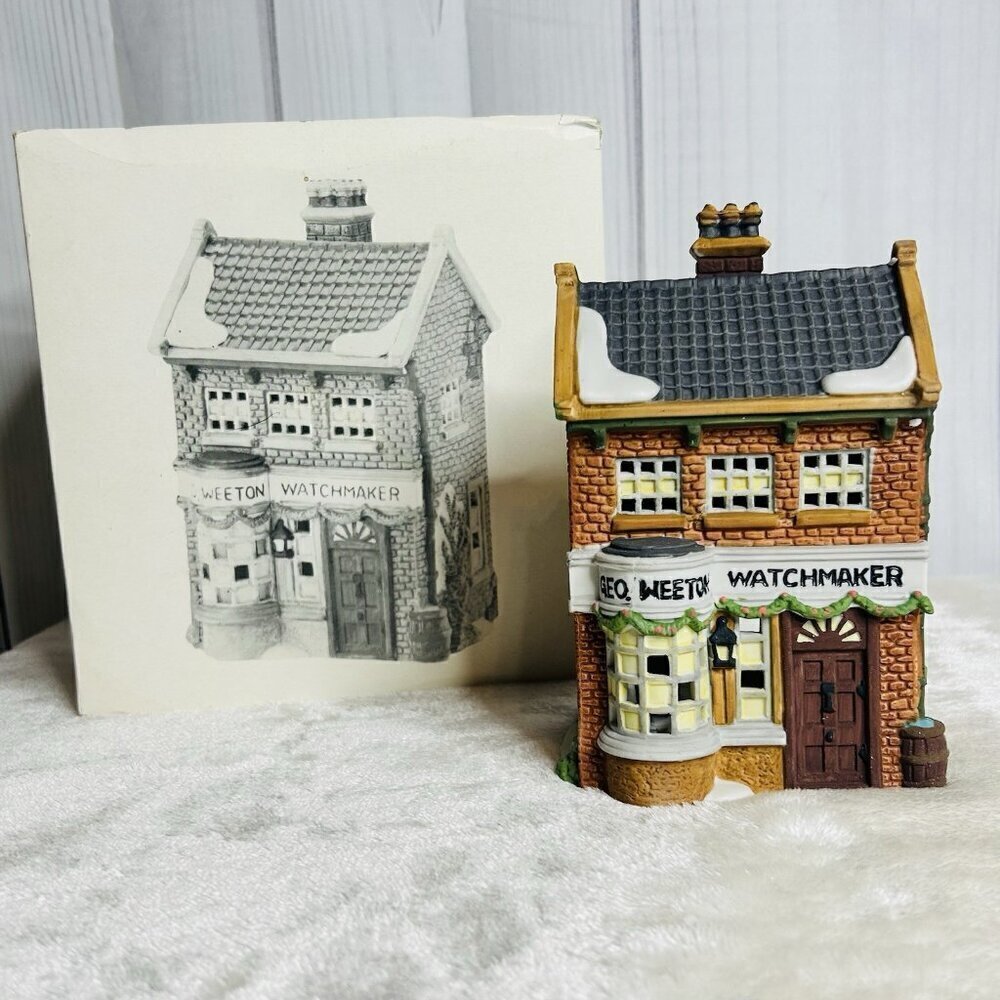 Dept 56 Dickens Village Heritage 1988 "Geo Weeton Watchmaker" 5926-9 NEW